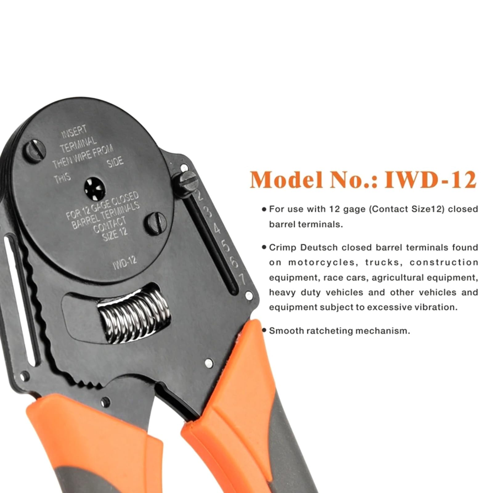 Eficiente herramienta de alicates de crimpado cerrado, 4 vías, tipo 8impresión, alicates de alambre fácil
