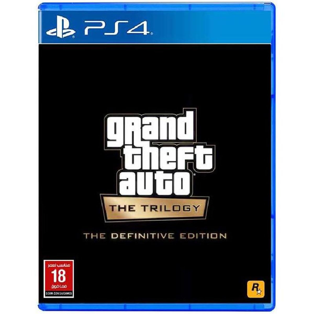 Rockstar 108383 Grand Theft Auto The Trilogy – The Definitive Edition, Black