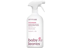 ATTITUDE Unscented Baby Laundry Stain Remover: Plant-Based Stain Solution