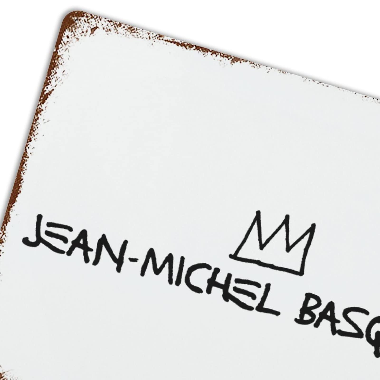 Amazon.co.jp: ブリキ看板 ジャン＝ミシェル・バスキア サイン