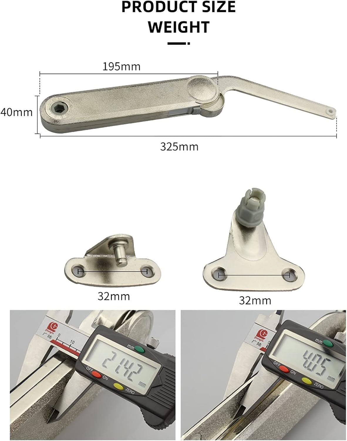 1PC Strength Hydraulic Kitchen Cabinet Hinge, Cabinet Door Lift Random Stop Support Rod Air Spring Furniture Hardware