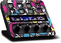 Vista 19 de MightySkins - Piel de fibra de carbono compatible con Elgato Stream Deck + – Too Many Roses Acabado de fibra de carbono texturizado protector