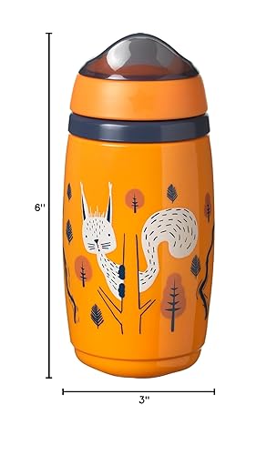 Miniatura 9 de Tommee Tippee Superstar - Vaso aislado para niños pequeños INTELLIVALVE 100 a prueba de fugas y a prueba de batidos tecnología antimicrobiana 9