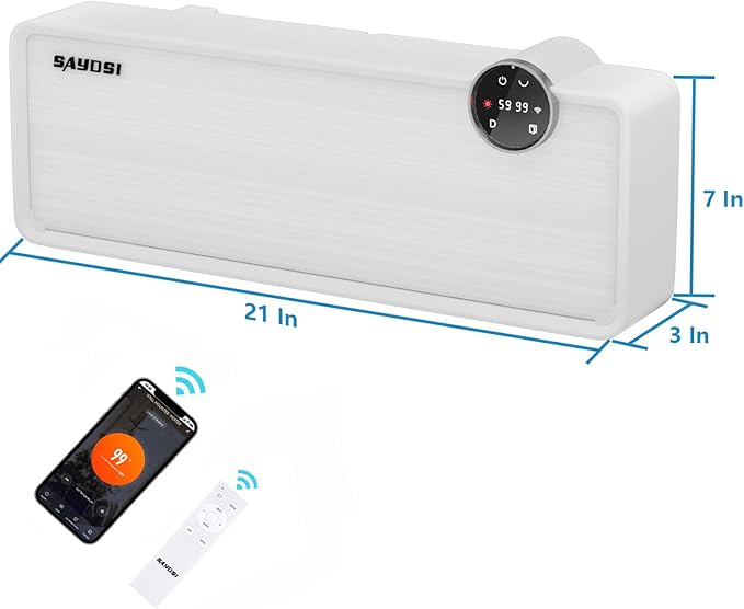 Calefactor Eléctrico Portátil Cerámico PTC 1500W 110V miniatura 2