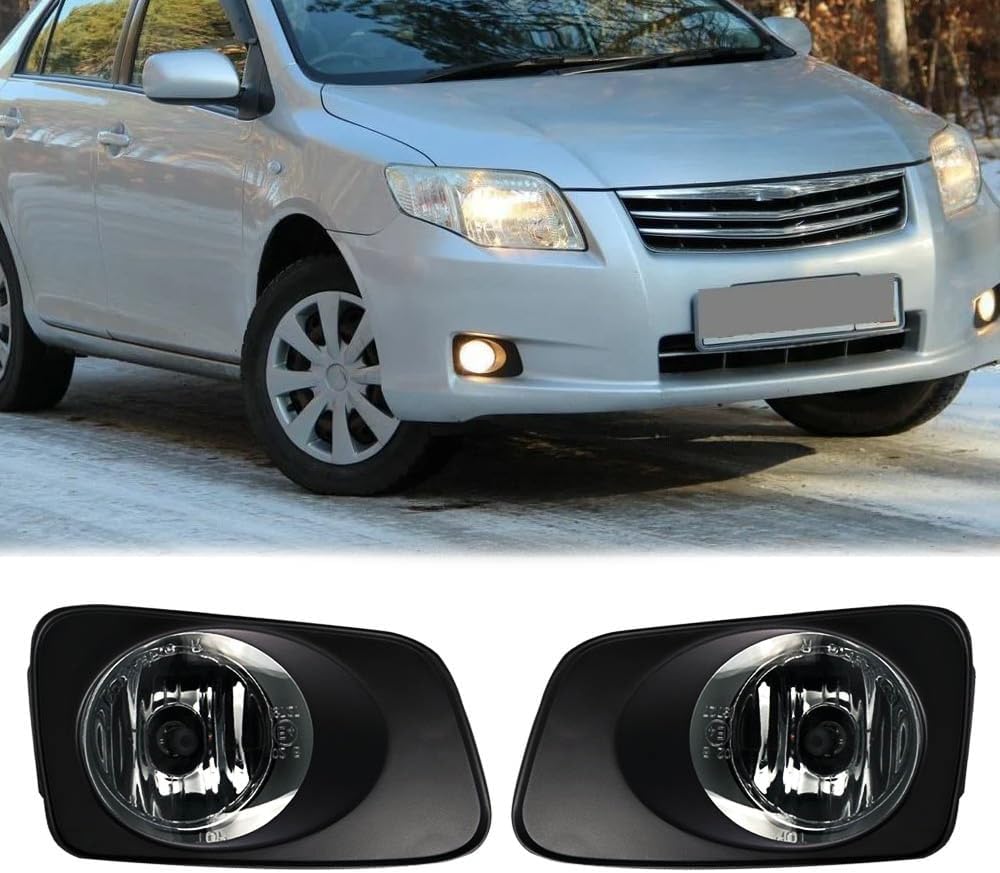 Fog Light For Toyota Axio 2013 2014 2015 Front Bumper Driving Fog Lamps Assembly For Fielder Halogen Bulb With Bezel+Wiring Harness