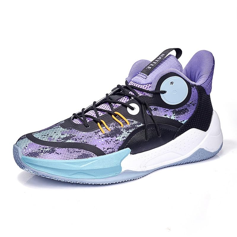 Zapatos de baloncesto con rebote y suela resistente para el entrenamiento diario de hombre