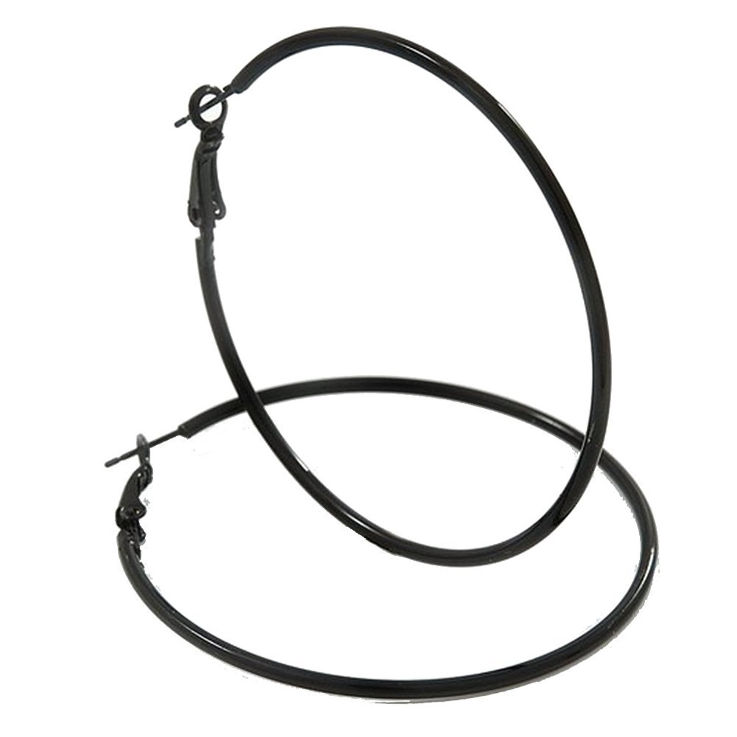 Total Fashion Fashionable Black Metal Western Dangle Drop Hoop Earring for Girls & Women (B07DT3PZXP) Amazon Price History, Amazon Price Tracker