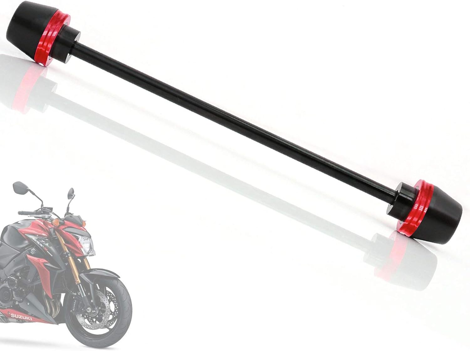 KETABAO BLACK CNC Front Wheel Axle Sliders Fork Slider Compatible with GSX S1000 2017-2018