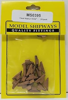 Model Shipways Cleat, Walnut 3/8