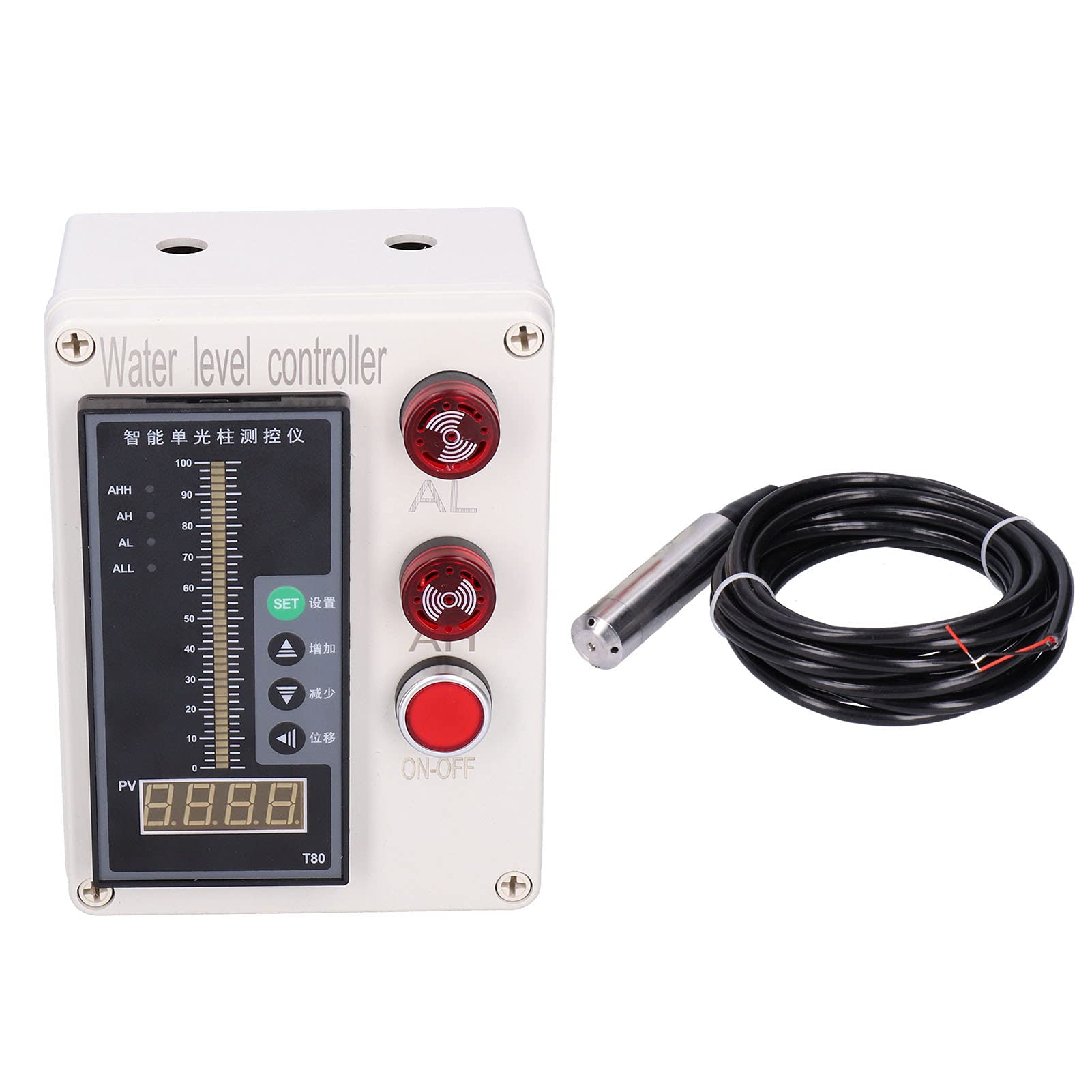 ALS-136 Wskaźnik Poziomu Cieczy w Zbiorniku Kontroler Poziomu Wody Instrument z Alarmem AC 200 V dla Biurowych Placów Zabaw