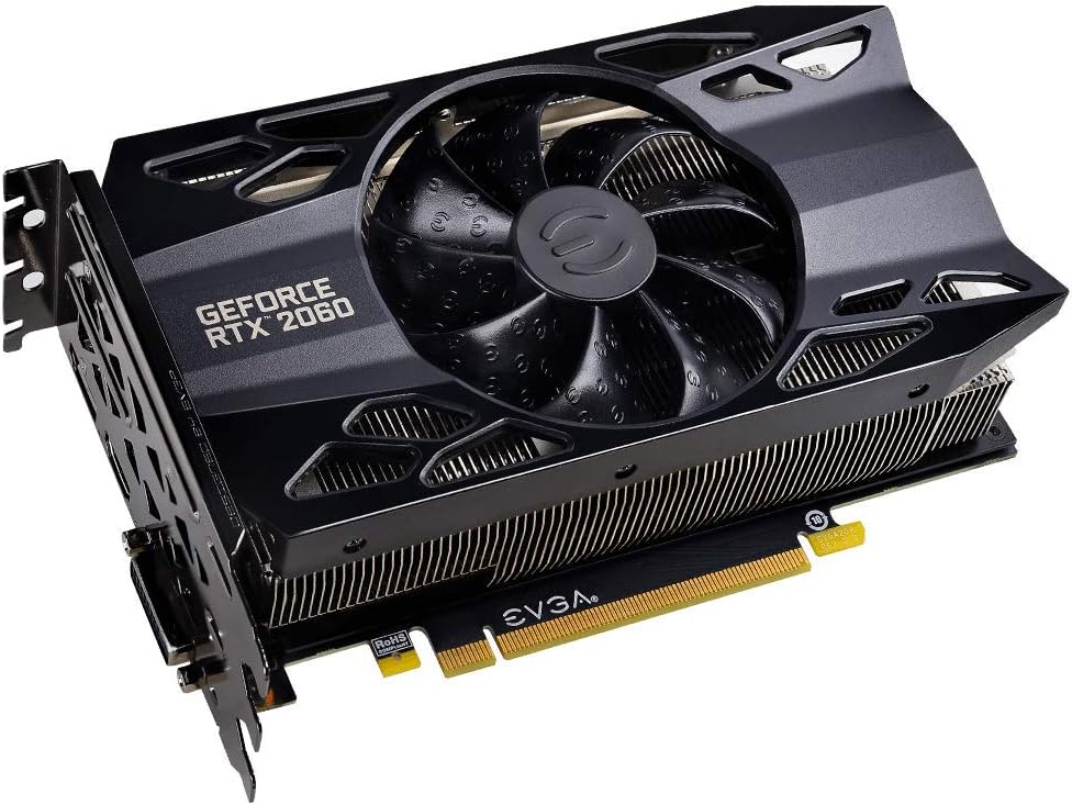 Evga Geforce Rtx 2060 Sc Gaming, 6Gb Gddr6, Ventilatore Hdb , 06G-P4-2062-Kr, Nero, ‎18.98 x 4.45 x 11.12 cm; 880 grammi