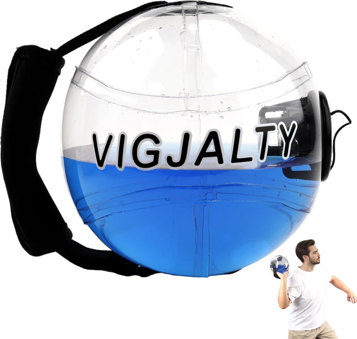 Heavy Duty Adjustable Aqua Bag - Durable Water Filled Training Aqua Bags for Strength Core & Full Body Workouts - Portable Fitness Equipment - Home Gym Outdoor Water Weights Sandbag Alternative