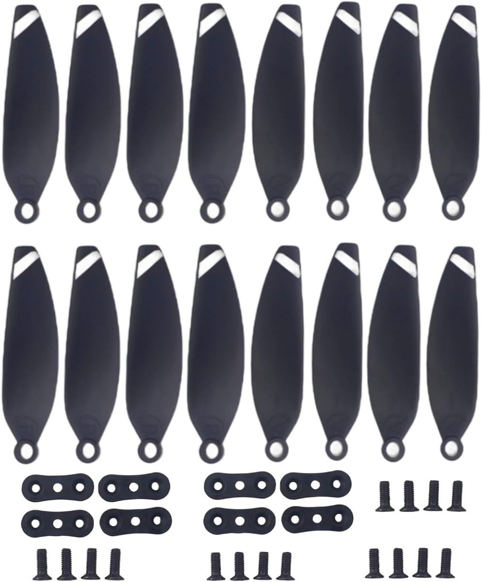sea jump 16PCS Propeller for HS175D HT50 X500pro X650 Z6pro W3 F11MINI F7MINI V11MINI Aerial Photography Folding Quadcopter, Spare Parts for RC Drone Blades