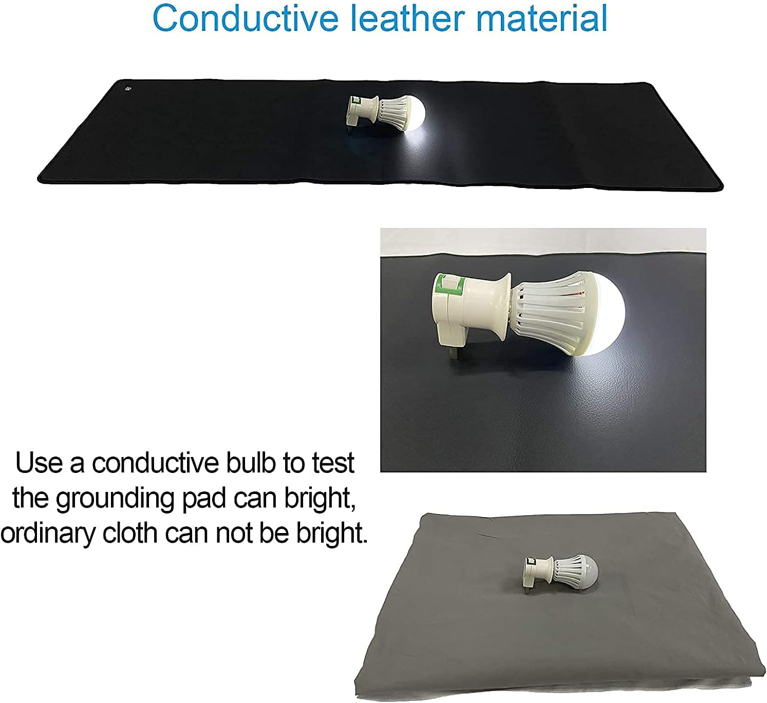 Grounding Mat Plus Grounding Cord. Grounded Foot Therapy，Grounding Desk Mat,Grounding Keyboard Mat to Protect The Body, Improve Energy.Relieve Pain,Sleep Assist.(11.6X39 in) : Industrial & Scientific