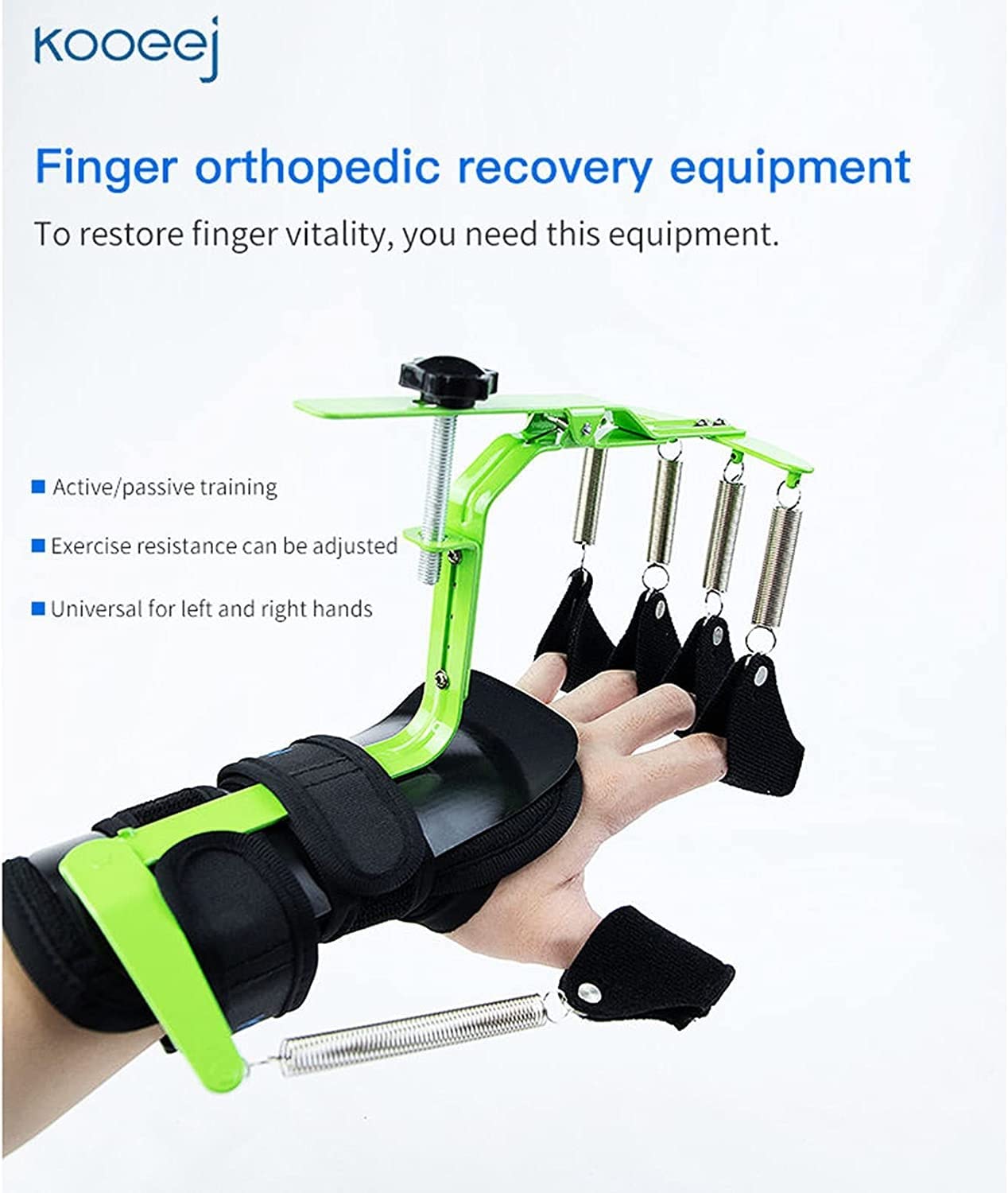 Ortesis Protectora de Férula para Dedos, Rehabilitación de Manos Ortesis de Dedo, para Accidentes Cerebrovasculares Pacientes con Hemiplejia