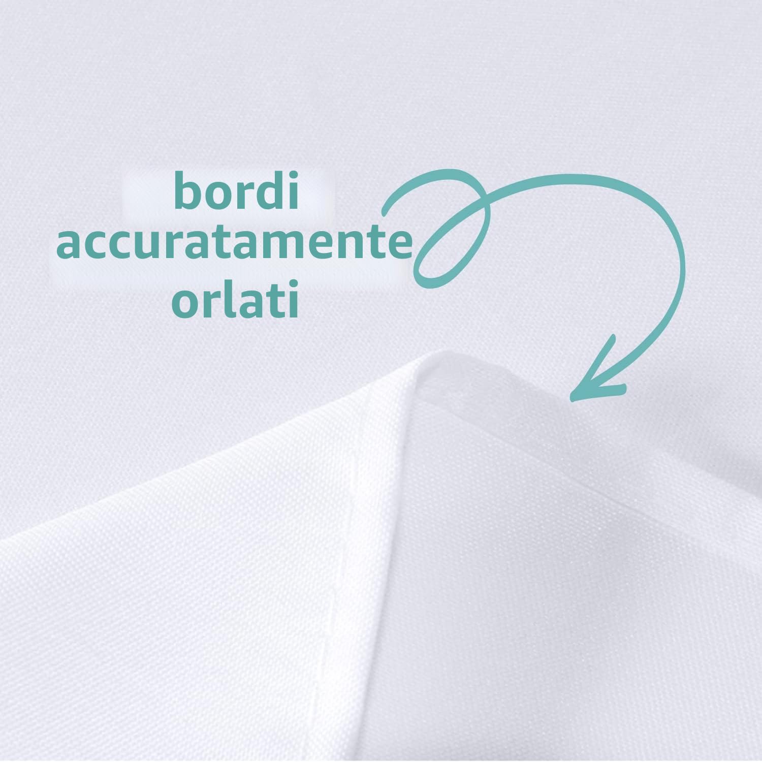 Bea's Party Tovaglia rettangolare grande bianca per tavolo tessuto poliestere,grande, 229 cm x 335 cm bianco nero copritavolo tavolo rettangolare lavabile per eventi matrimonio compleanno (BIANCO)
