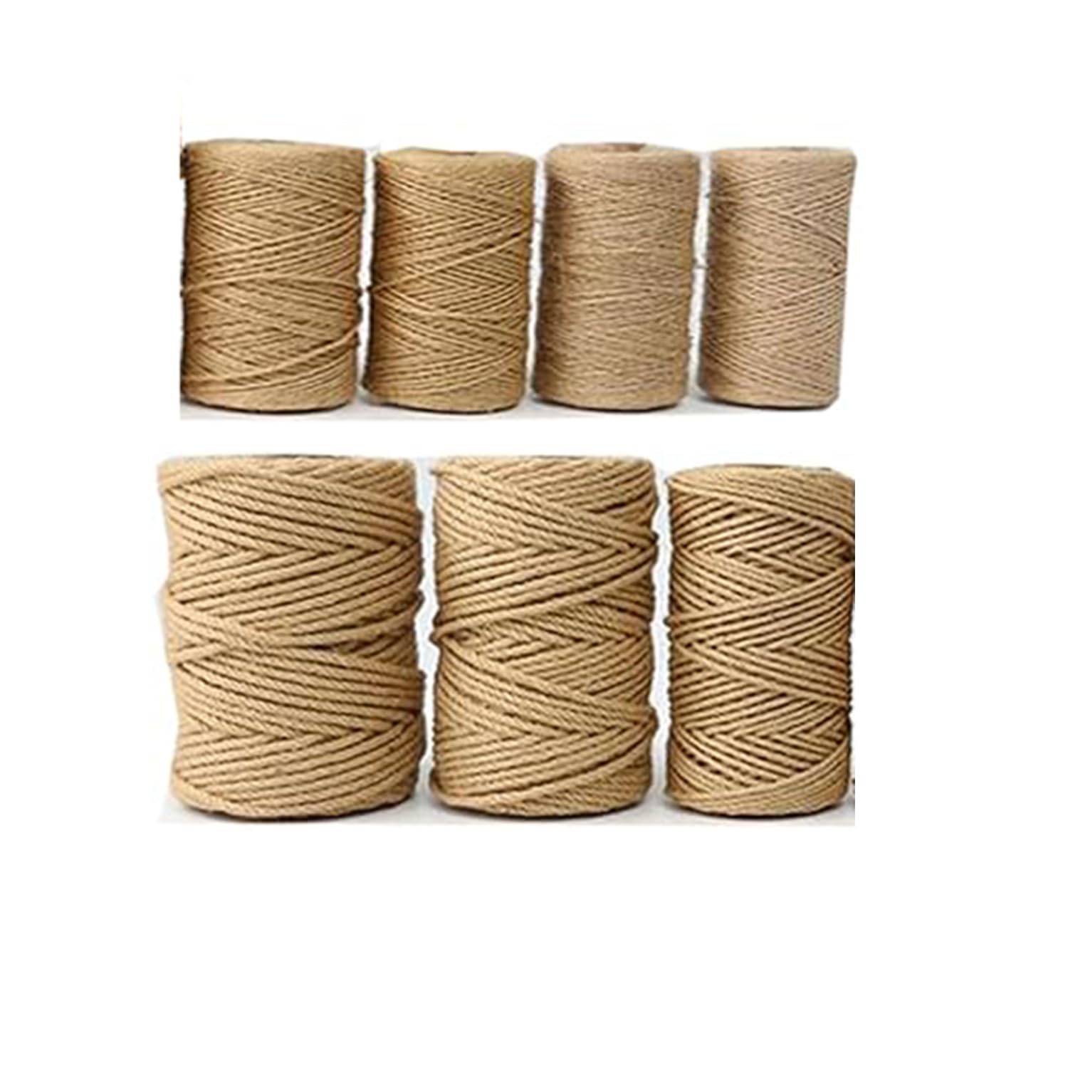 Corda tiragraffi per gatti, corda in sisal spessa, corda di iuta di canapa naturale per la sostituzione del tiragraffi, giardinaggio, decorazione fai da te, rilegatura (22 mm x 20 m)