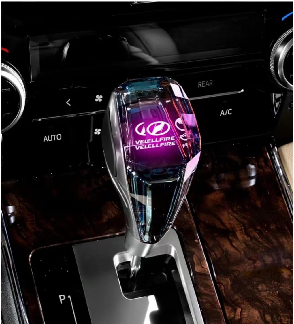 Amazon.co.jp ヴェルファイア シフトギア シフトノブ シフトレバー K9クリスタル アップグレード LED イルミネーション