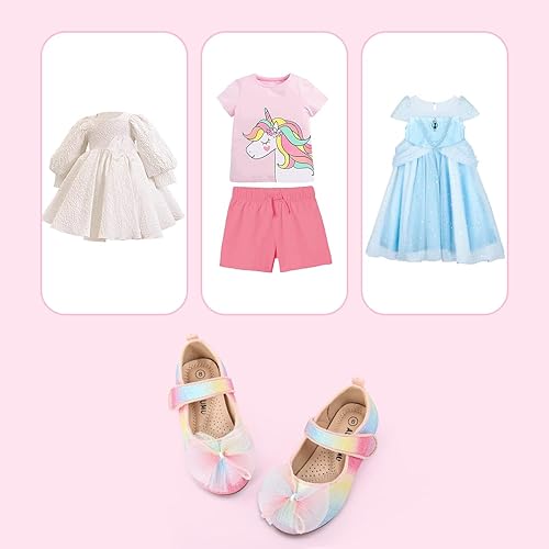 Miniatura 5 de ADAMUMU Zapatos de vestir para niñas, zapatos brillantes para niñas, princesa Mary Jane, uniforme escolar, zapatos de vestir en rendimiento,