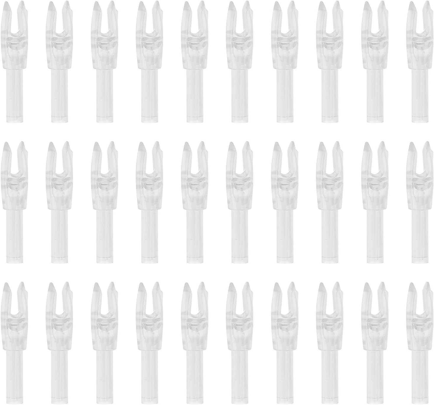 PATIKIL Archery Arrows Nocks, Plastic Insert Arrow Nock Replacement Arrow Tails for Hunting Shooting Compound Recurve
