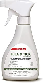 Nature-Cide Flea & Tick. All Natural Tick and Flea Spray for House and Pets to Keep Your Home Safe. Kills on Contact. No Strong Odor. 8 oz