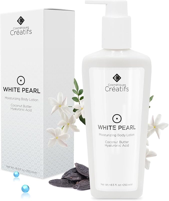 Loção Corporal com Brilho White Pearl Cosmétiques Créatifs para Pele Seca
