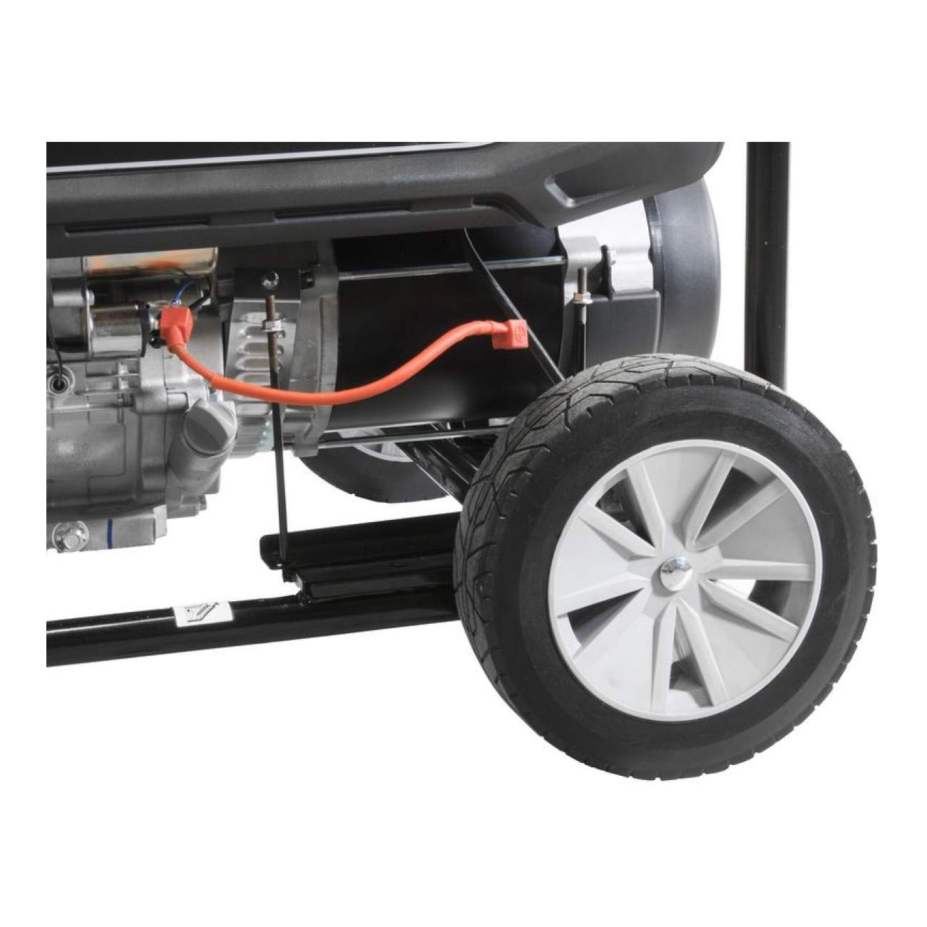 GÜDE GSE 6701 RS - Generatore 5400W con maniglia e ruote per il trasporto