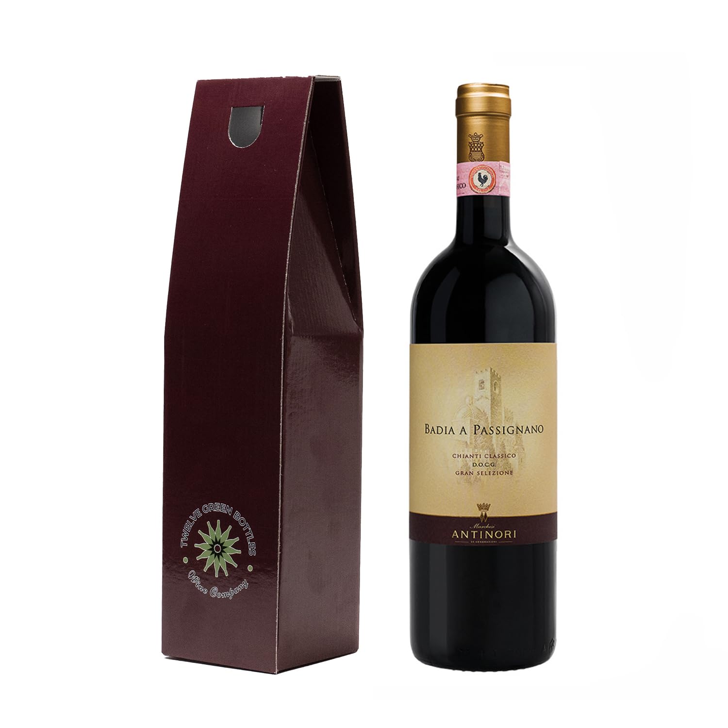 Twelve Green BottlesAntinori Badia a Passignano Chianti Classico Gran Selezione 75cl In Branded Gift Box | 15% ABV
