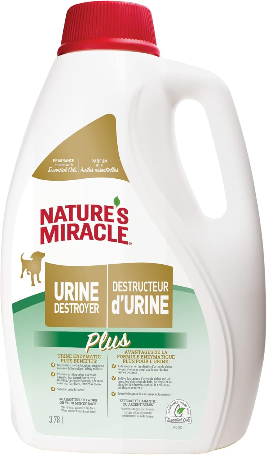 Nature's Miracle Urine Destroyer Plus 128oz Pour Amazon.ca Pet