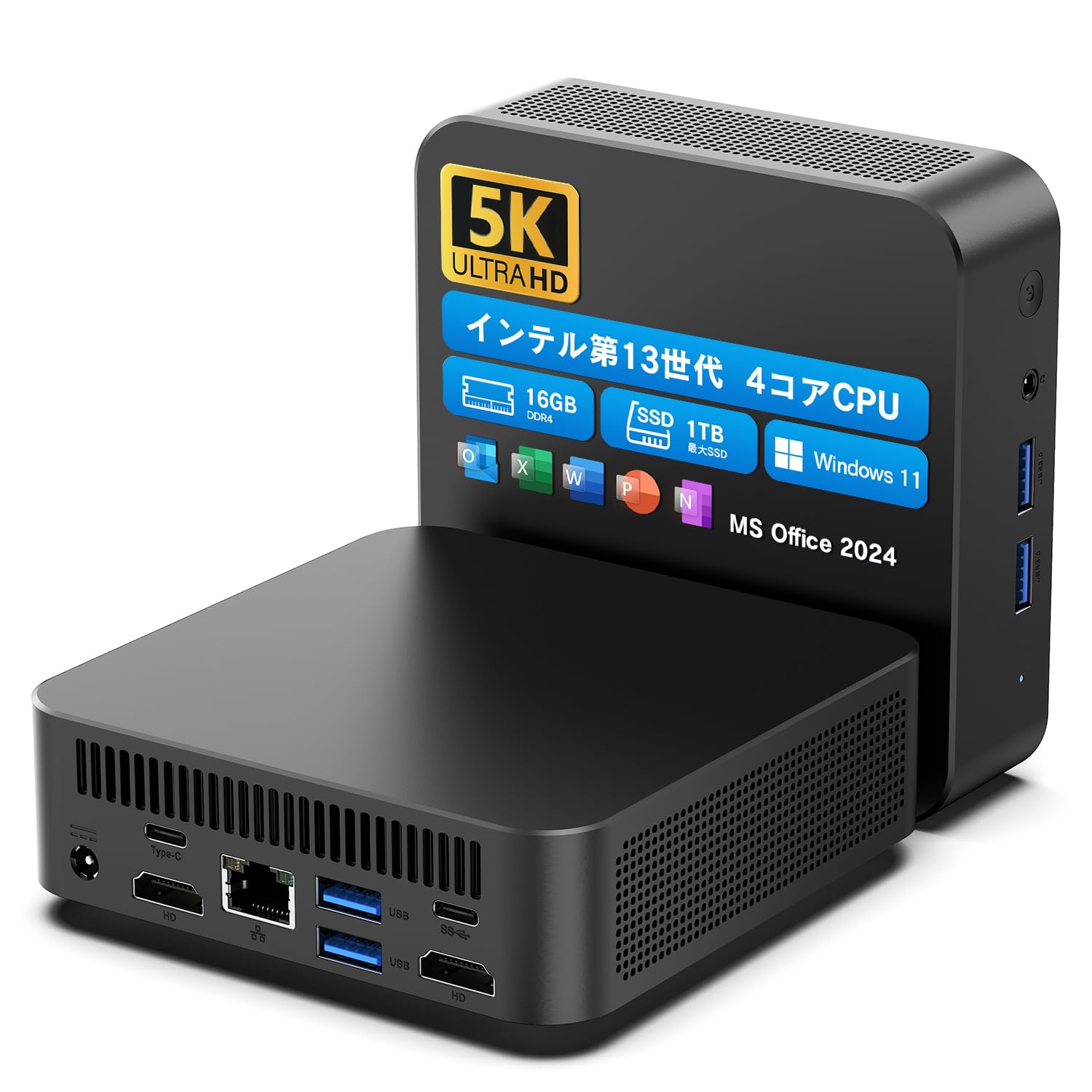 Amazon.co.jp: ミニpc インテル N95 mini pc Windows11 Pro office2024 