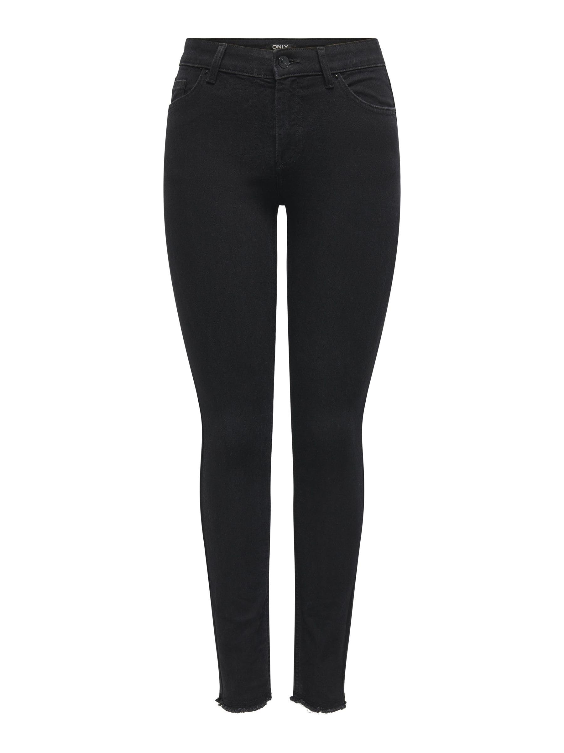 ONLY Female Skinny Jeans ONLHUSH Mittlere Taille Skinny Fit Knöchellang Jeans