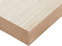 Vista 6 de Bright Creations - Bloques de madera sin terminar para manualidades, bloques para letreros, juegos para niños (4 unidades)