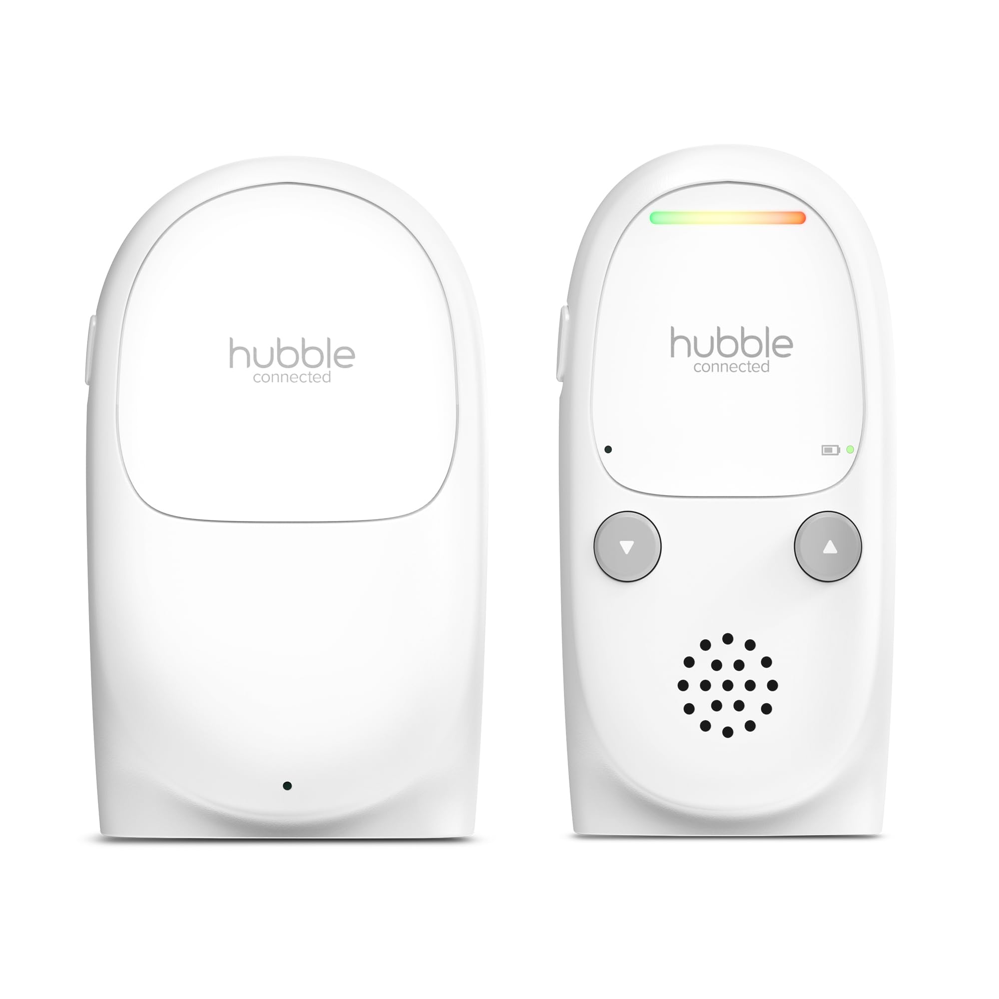 Hubble Hb100 Digital Audio Baby Monitor With Belt Clip, White