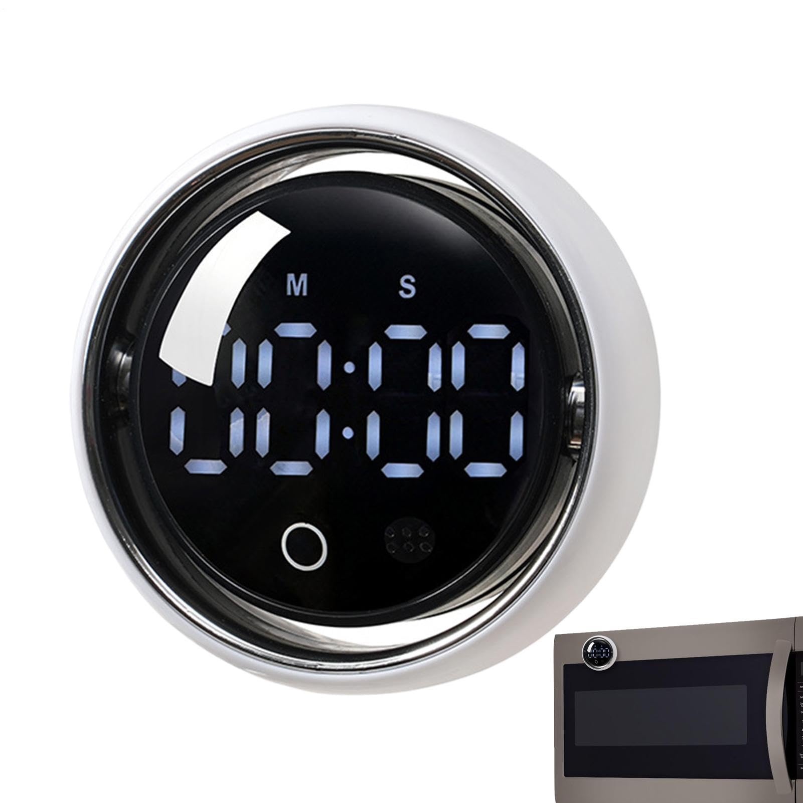 Reloj parlante inteligente con temporizador de cocina digital y botón magnético de precisión