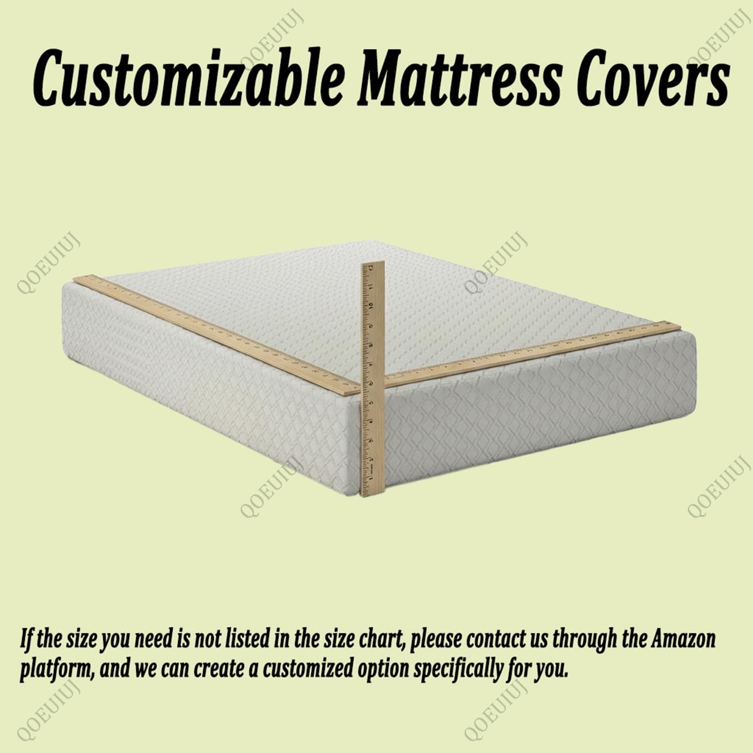 Fodera Materasso con Cerniera Integrale, Coprimaterasso Matrimoniale Singolo Trapuntato, Sacco Proteggi Materasso Imbottito Totale con Zip Robusta, Personalizzabile(Bianco,160x190x25cm)