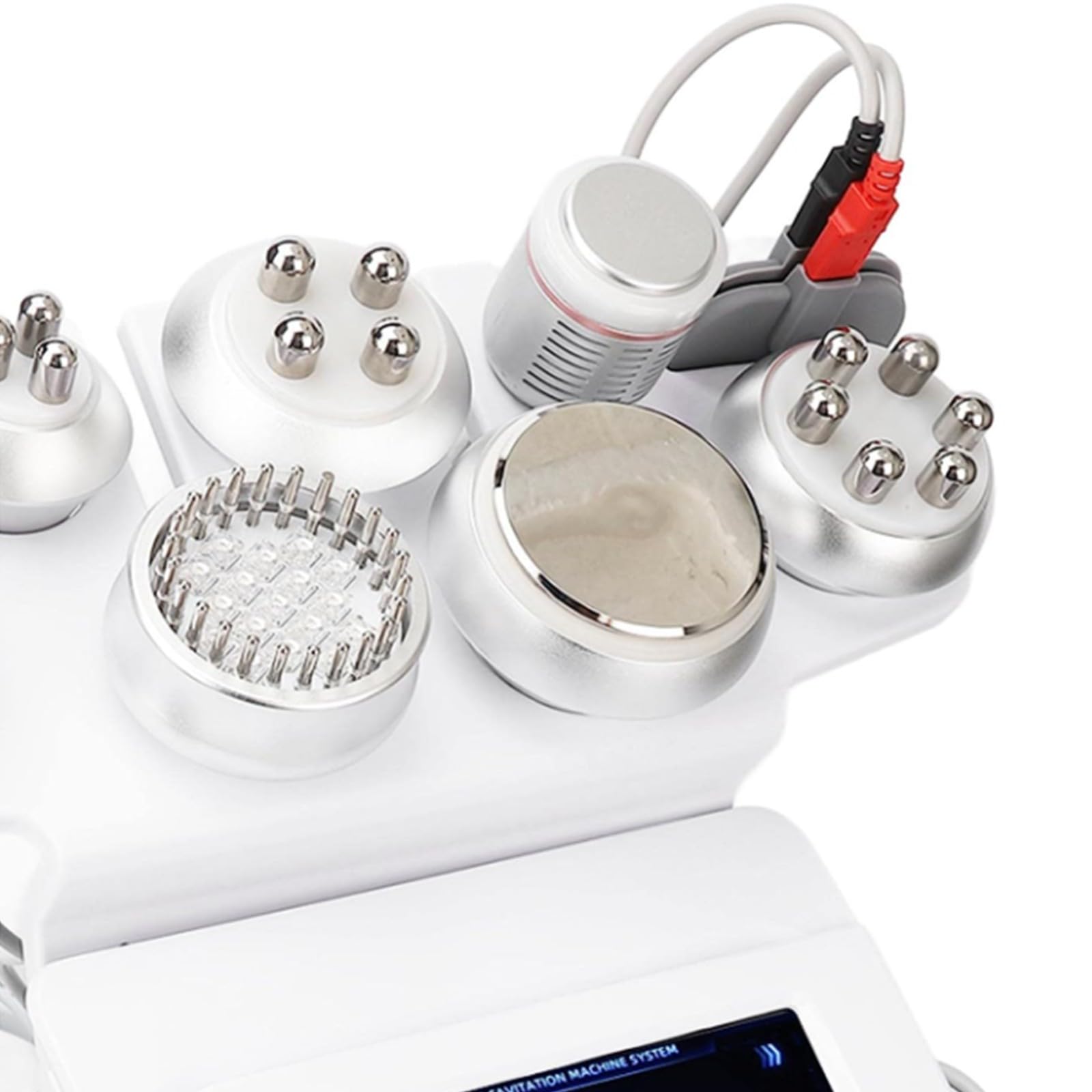 Máquina de cavitación ultrasónica de 80K, máquina de esculpir el cuerpo 9 en 1, masajeador de radiofrecuencia de estiramiento de la piel profesional, equipo de reducción de vacío multipolar para brazo