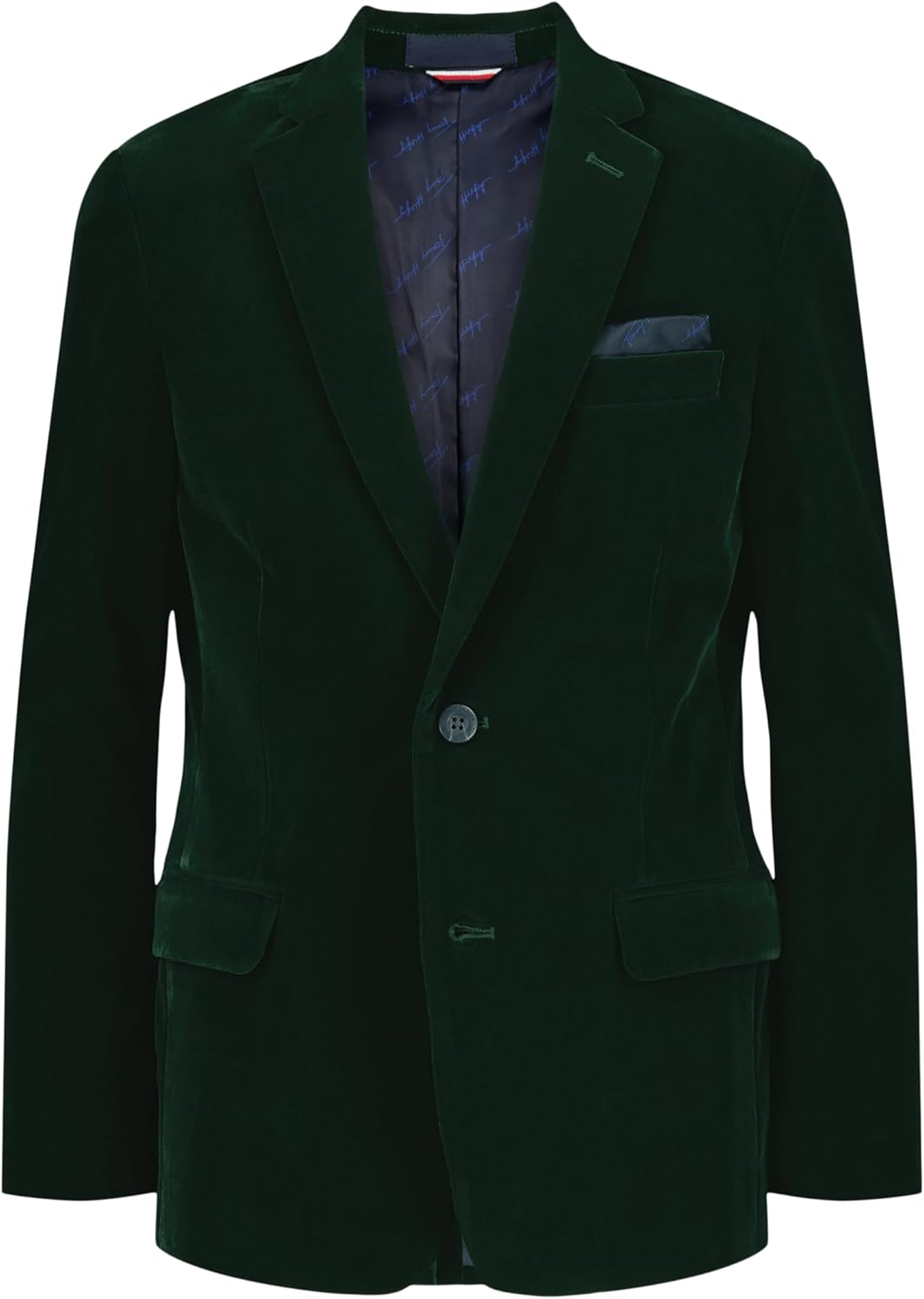 Tommy Hilfiger Adaptive Boys' Blazer Suit Jacket, Button Closure, Notch Lapel & Front Flap Pockets