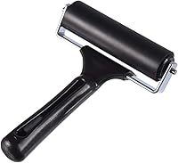 Vista 7 de 2 rodillos de goma, rodillo de pegamento de goma dura para herramientas de construcción, estampado, estampado, aplicación de pegado, 3.8 pulgadas