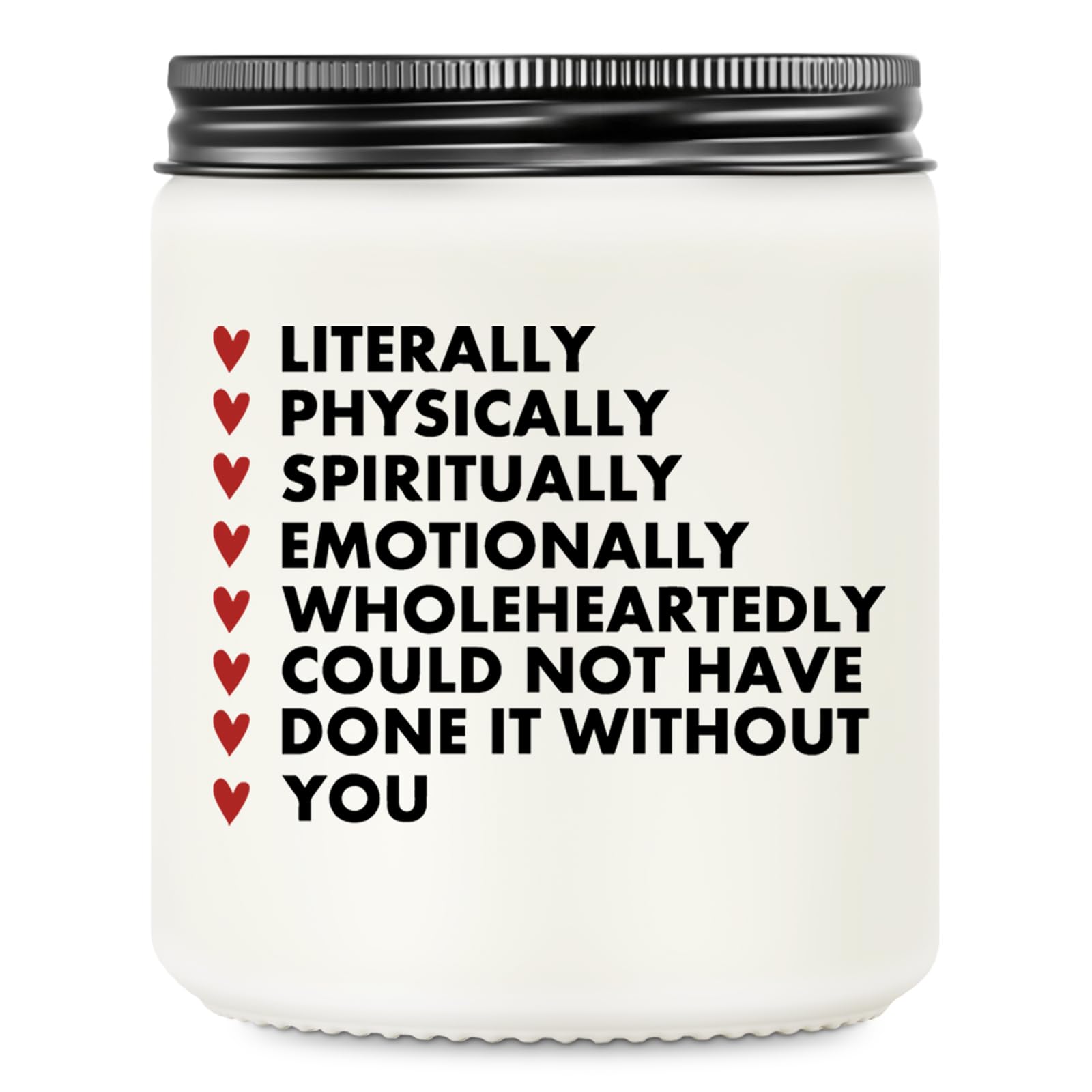 Thank You Gifts for Women, Men - Thank You Candle, Lavender Scented Candle Birthday Valentines Day Gifts for Friend Women Coworkers Teachers Nurses