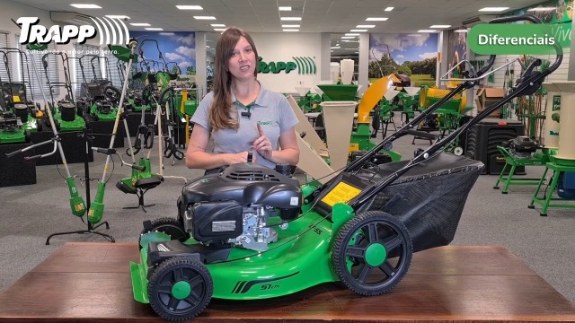 Trapp - Cortador de Grama a Gasolina Com Tração LF-55C 6,5hp 4