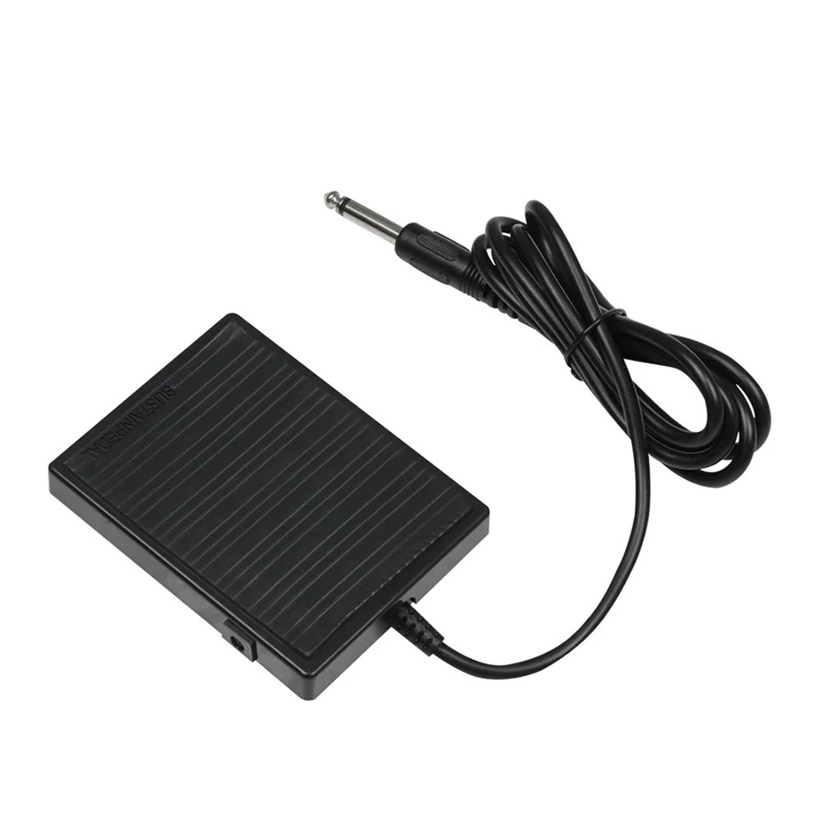 Pedal de sostenido Pedal de sostenido Jack negro 6,35 mm bajo ruido | Base antideslizante Teclados de piano electrónicos universales Accesorio musical