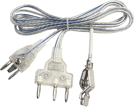 Sport Fencing Body Cords Foil Epee for Cable Hand Line Clamp Equipment Plastic Stainless Steel Clear Professional for Training Competition