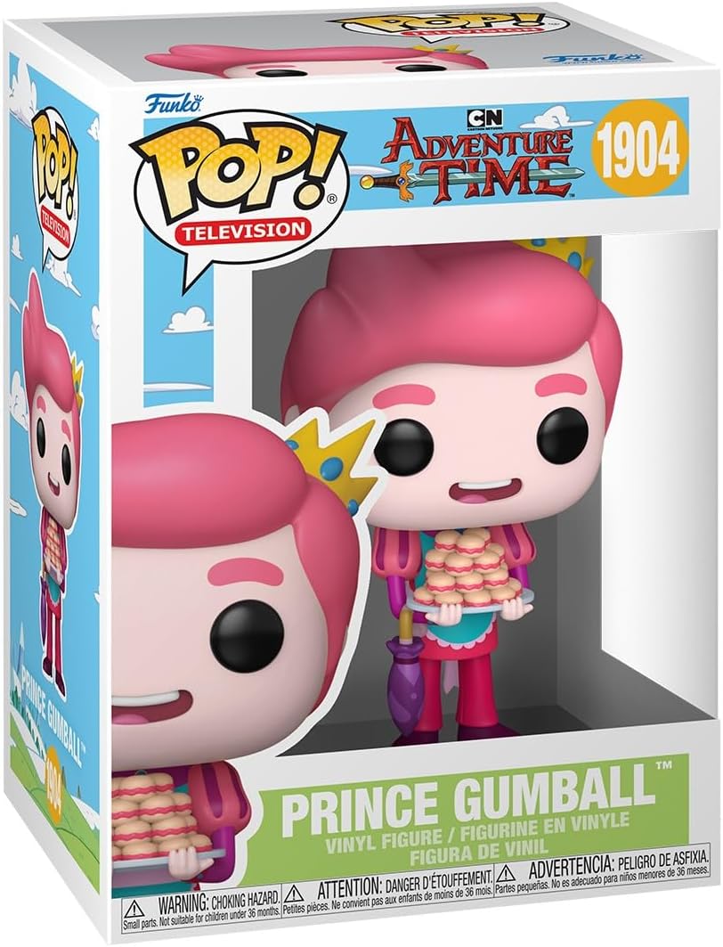 Funko Pop! Animation: Adventure Time - Prince Gumball - Collectable Vinyl Figure - Gift Idea - Official Merchandise - Toys for Kids & Adults - Cartoon Fans