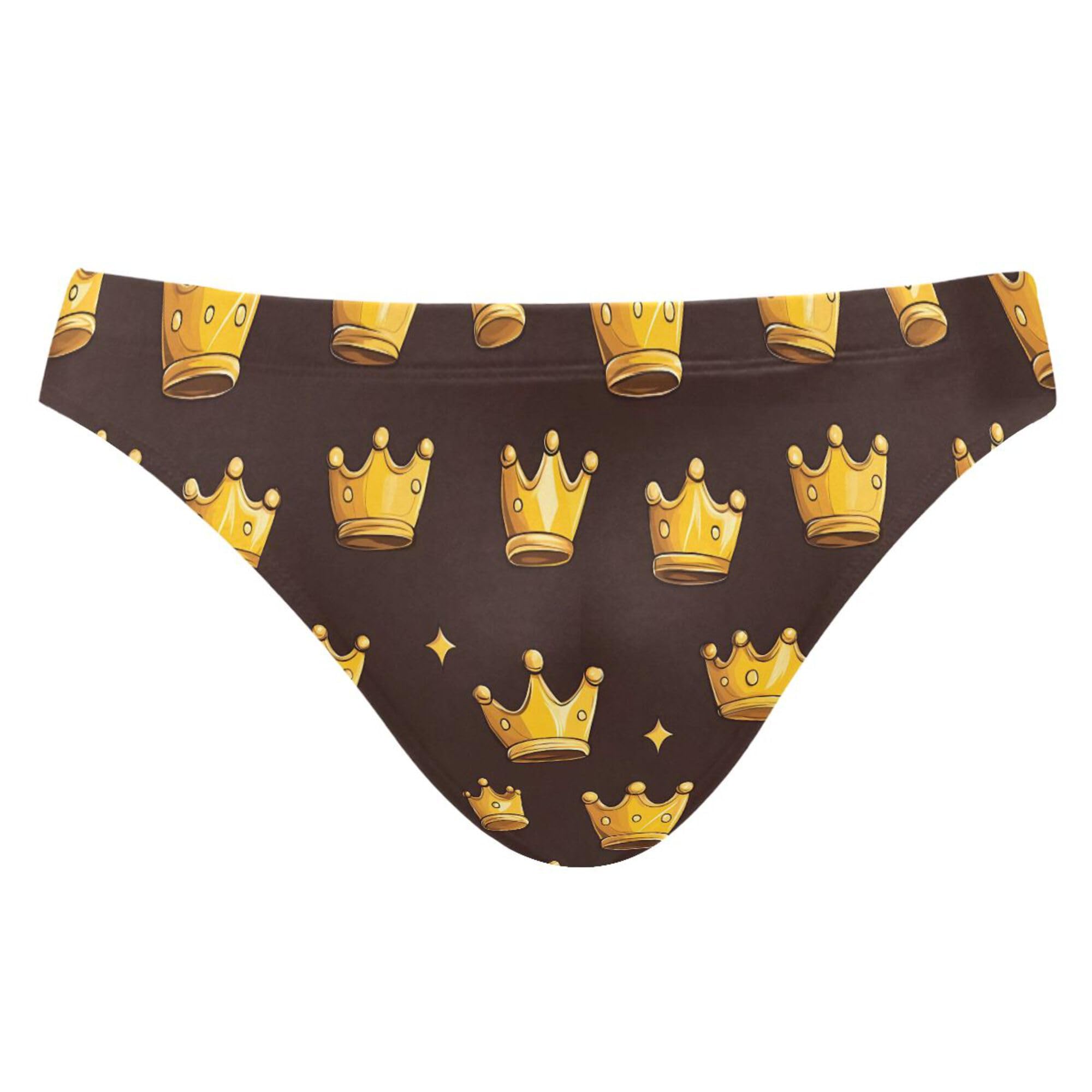 Crown Swim Briefs for Men Swimsuit Bikini Swimwear S B0404532