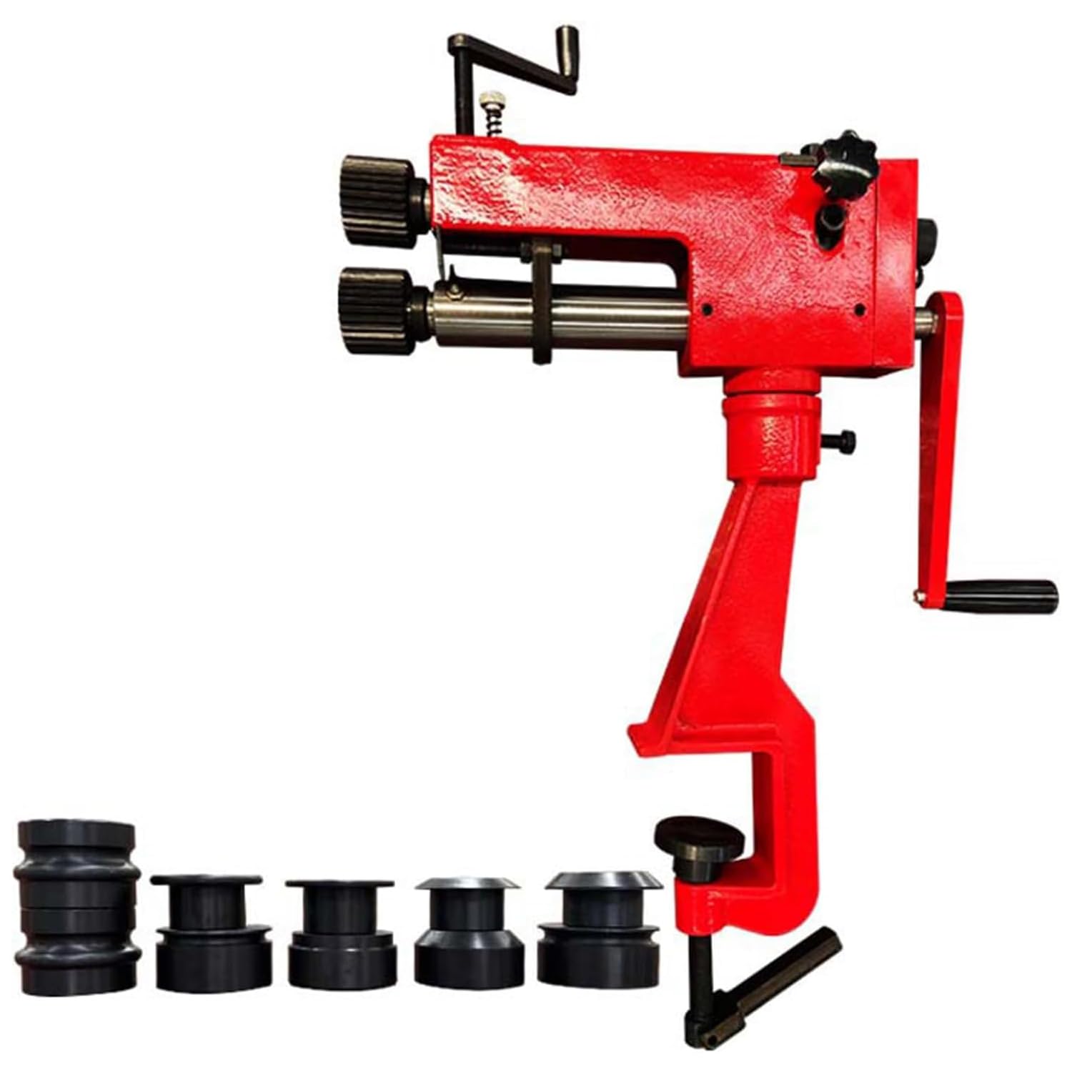 ZHJOPP Manual Sheet Metal Bending Machine with Dies Kit, High Precision Rotary Bender for Metalworking Tasks