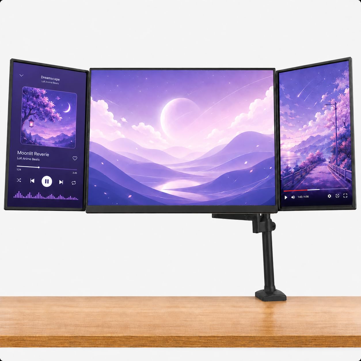 View 1 of ergoiuon Dual Monitor Mount Extension Arms