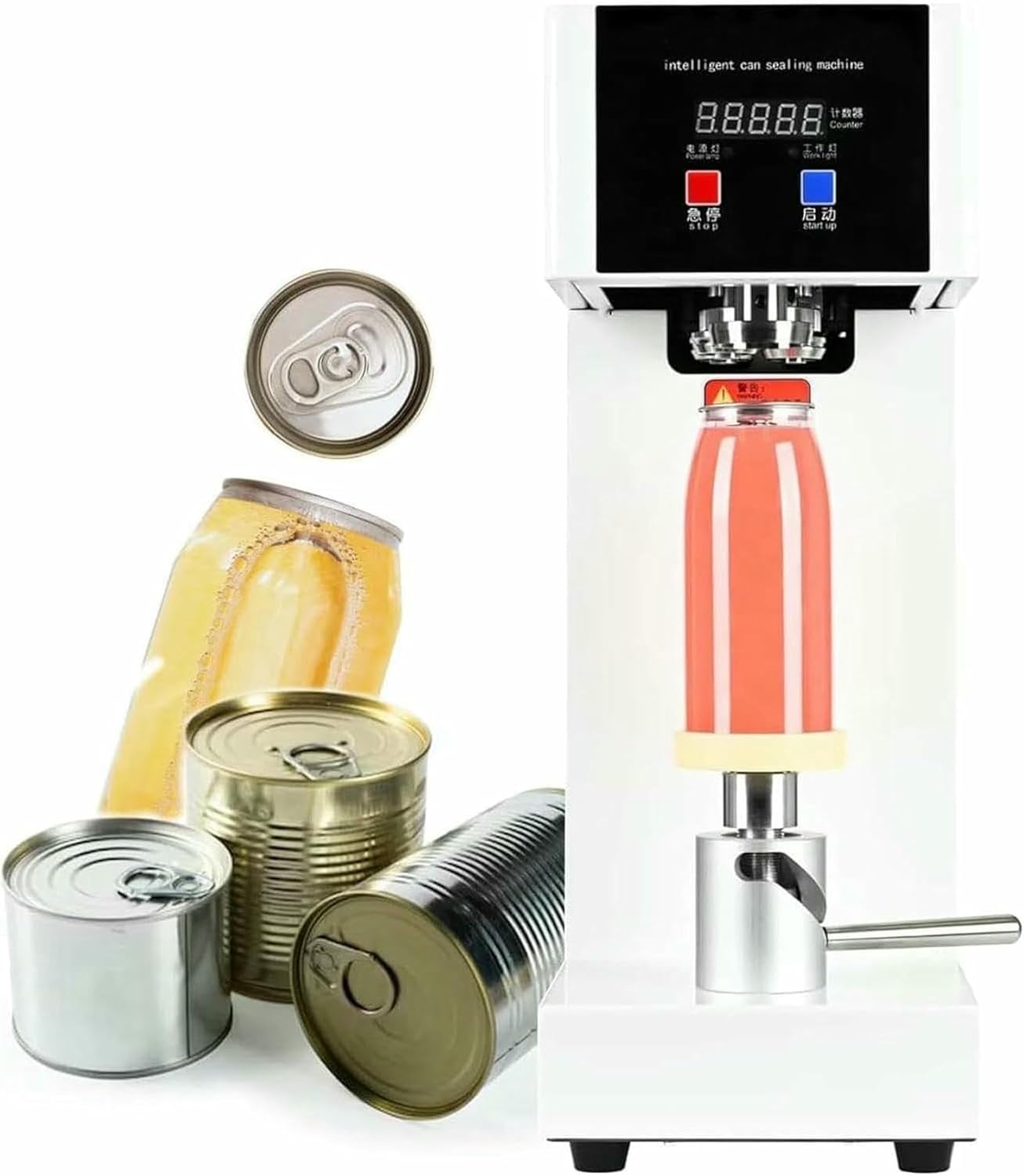 Automatic 180 W Cans Sealant, Electric Vessel Seading