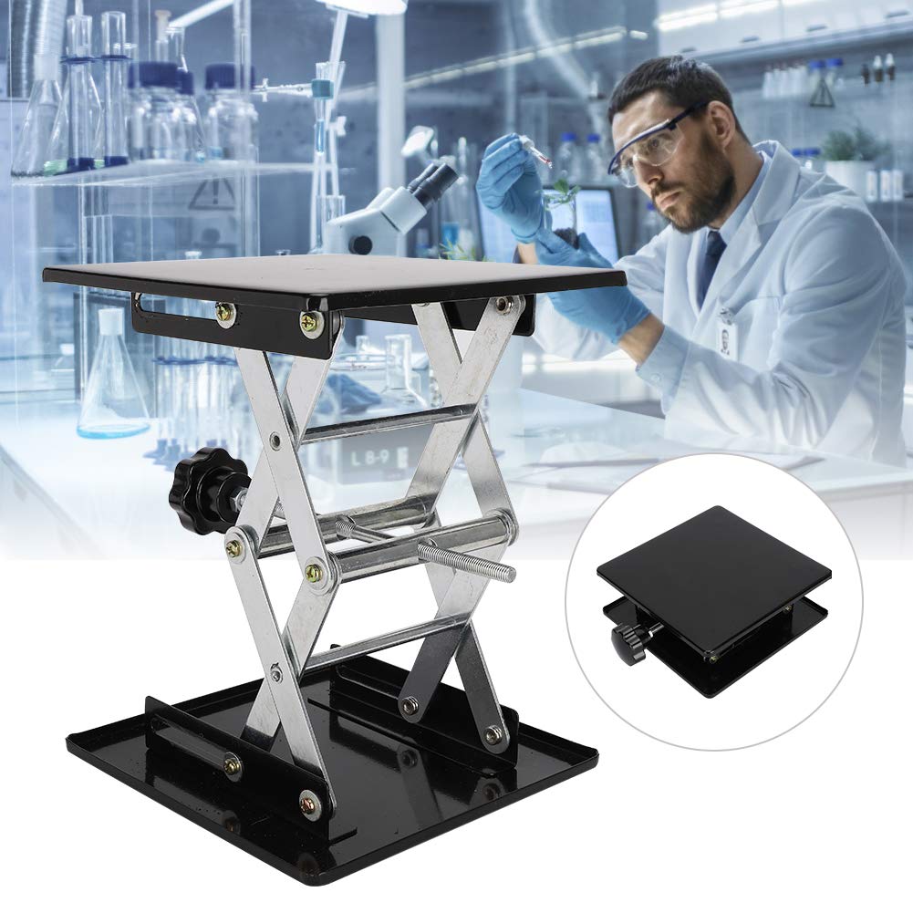 Estantería de Laboratorio, Plataforma de elevación de 200 Mm X 200 mm, Mesa elevadora de acero inoxidable, dispositivo de laboratorio y equipos de manipulación