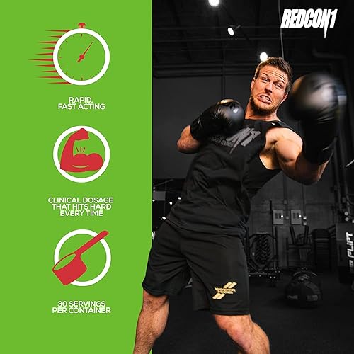 Miniatura 7 de REDCON1 Total War Pre-Workout (manzana verde) y polvo antiestimulante para preentrenamiento (oso de gomita ácida) - Dúo preentrenamiento para