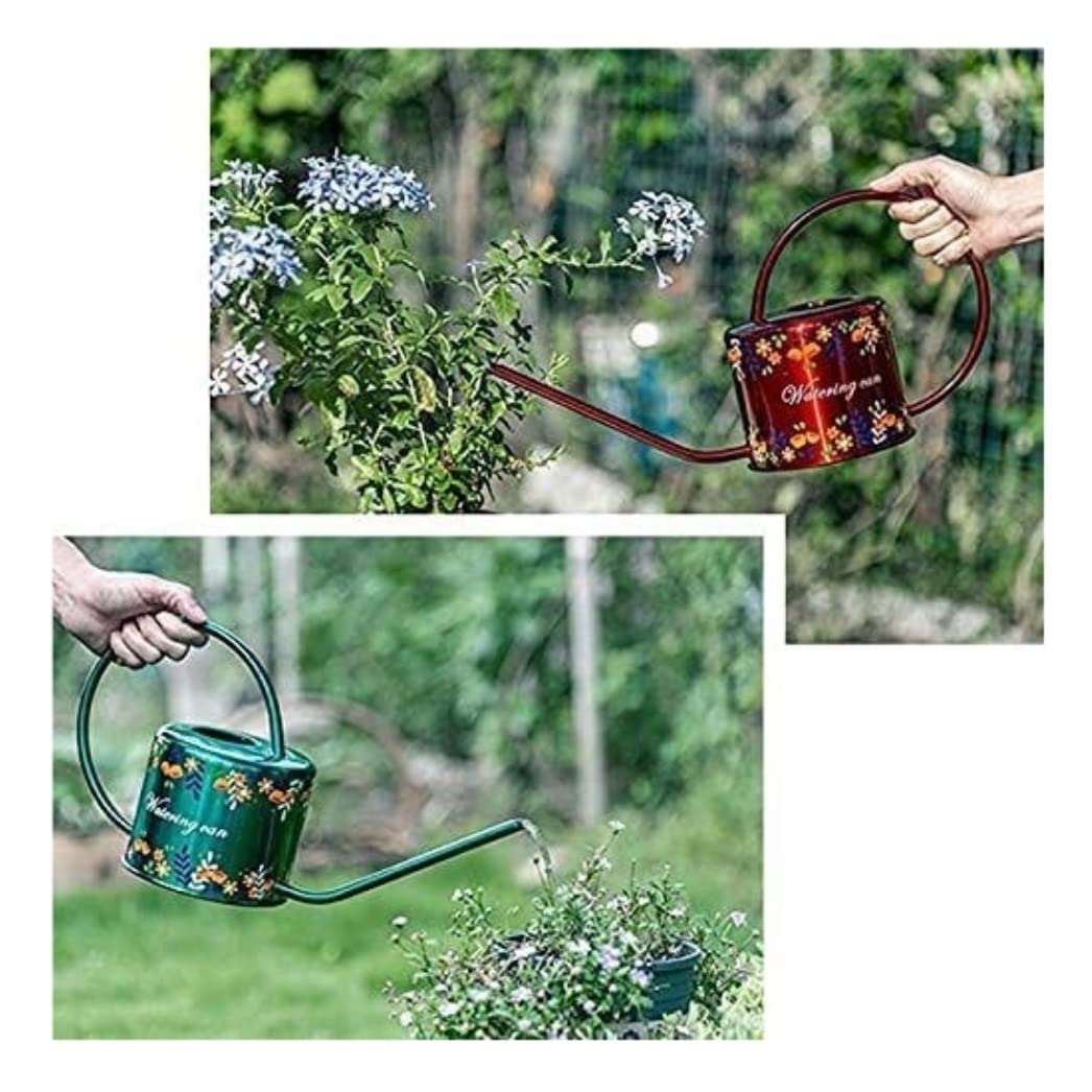 Pulvérisateur Arrosoir Arrosoirs Long Bec Impression En Acier Pour Intérieur Extérieur Jardin Fleur Plante Arrosoir Vaporisateur Bec Jardin Spray Bouteille Spray ( Color : Black , Size : 41*13*20cm )
